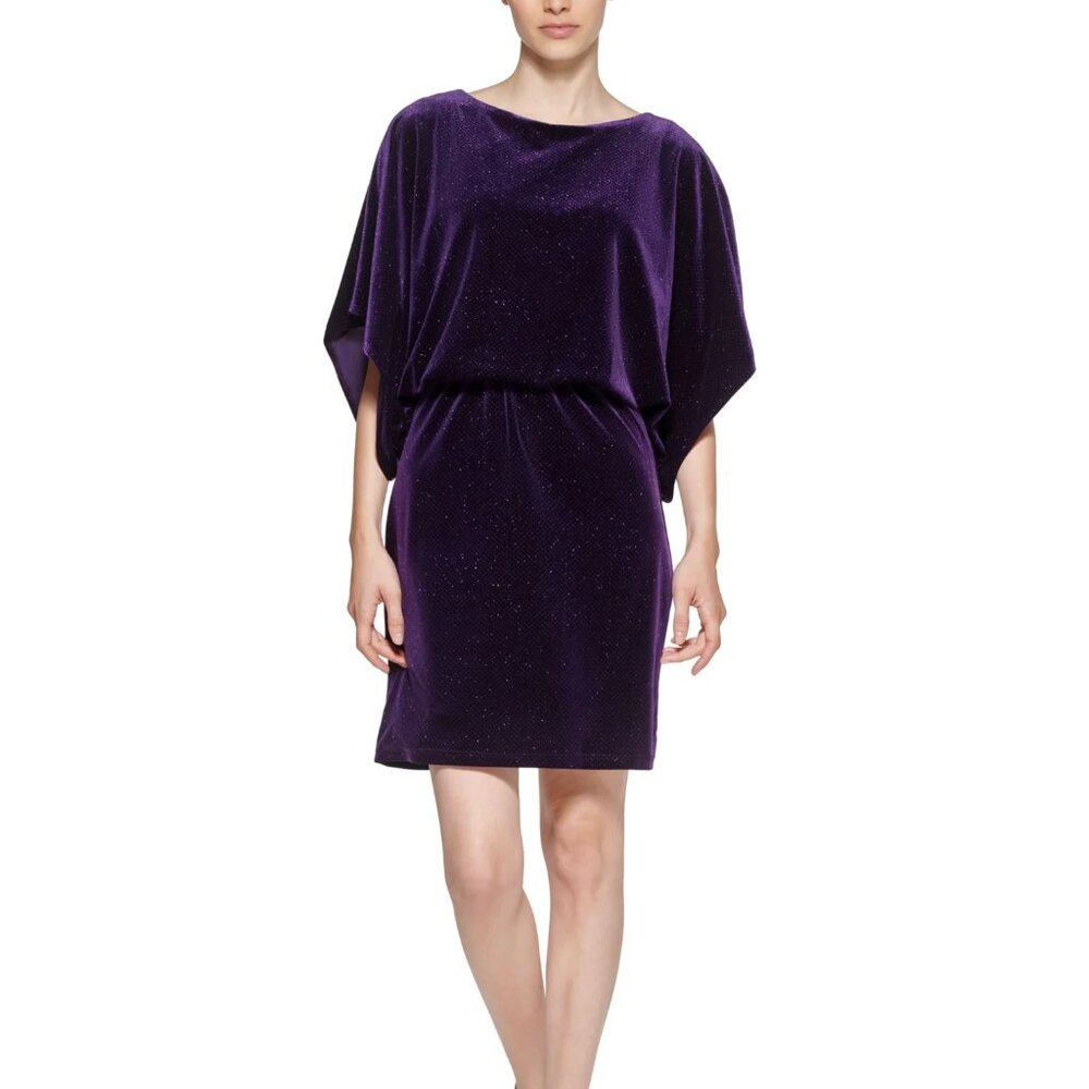 Perfect For NYE!! Jessica Howard Velvet Blouson dress NWT!